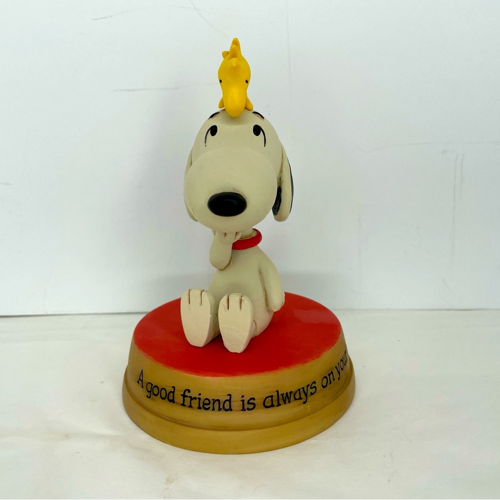 Hallmark Peanuts Gallery Figurine A Good Friend Is Always On Your Mind Snoopy
